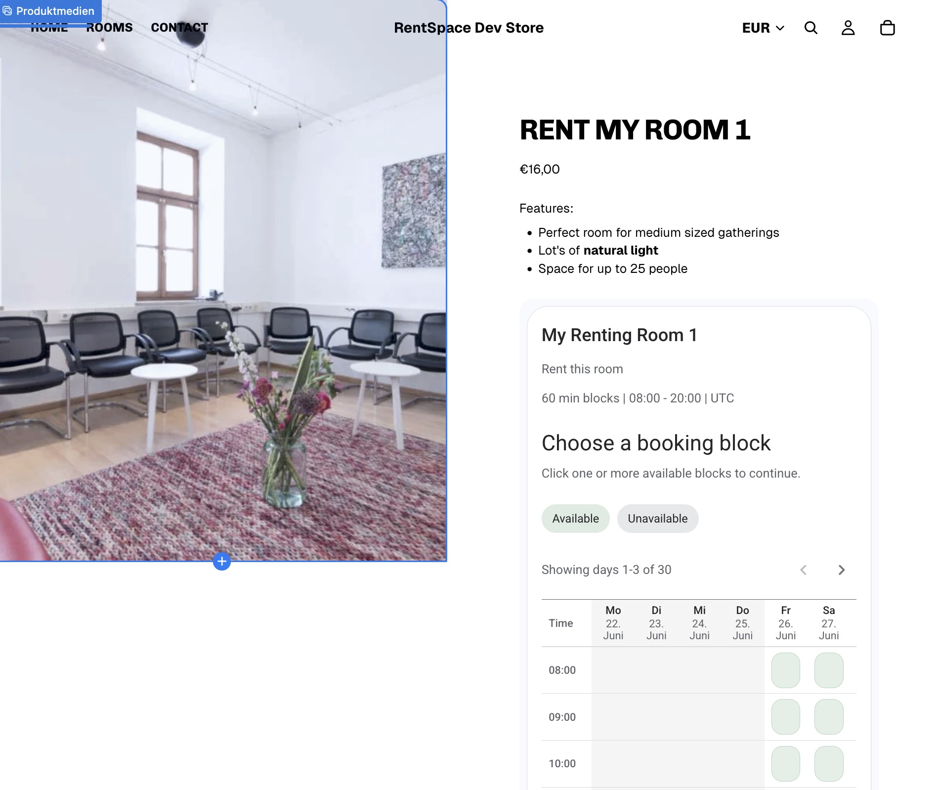 RentSpaceApp Customer Analytics Panel