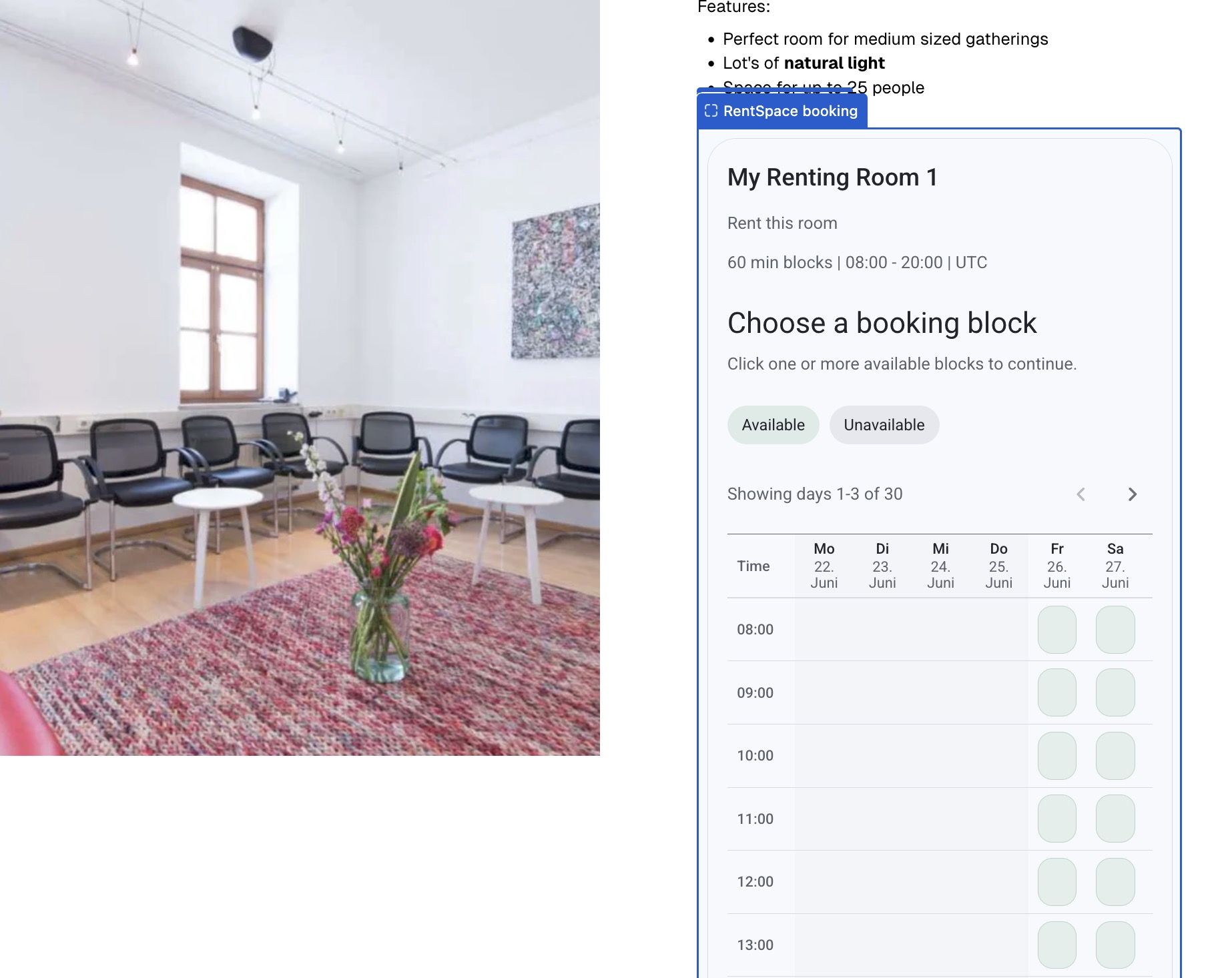 RentSpaceApp Shopify Dashboard Overview